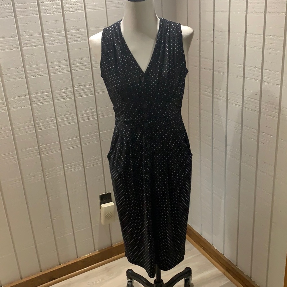 Black and White Polk-a-dot Dress